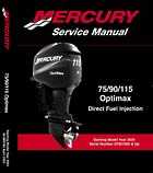 Outboard Motors Mercury Optimax - 75 90 115 DFI-2004 And Up