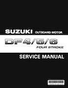 Outboard Motors Suzuki Suzuki - 2002-2005 DF4 DF5 DF6 4-Stroke Outboards Service Manual