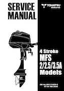 Outboard Motors Tohatsu Tohatsu - Outboard MFS 2 2 5 3 5A 4-Stroke Service Manual