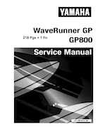 Personal Watercraft Yamaha 1998-2000 - Yamaha WaveRunner GP800 Service Manual