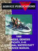 Personal Watercraft Polaris 1999 - Polaris Pwc Genesis Ficht X-45 Service Manual
