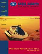 Personal Watercraft Polaris 2002 - Polaris Freedom Virage PWC Service Manual
