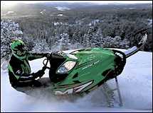 2000 arctic cat zl500 snowmobile locks up