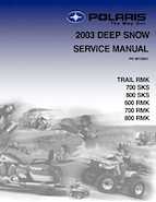 2003 polaris snowmobile how to manual s