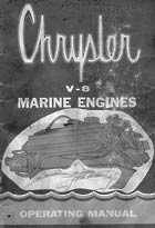 chrysler marine engine operating manual